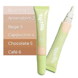 Corretivo Líquido Melu Café 6 c/ Aplicador Ruby Rose