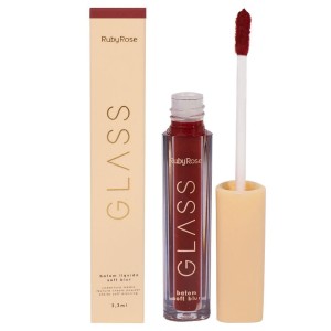 Batom Líquido Soft Blur Glass BG08 Ruby Rose
