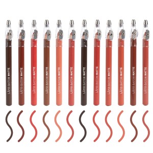 Kit 12 Lápis Batom Matte Labial Vivai