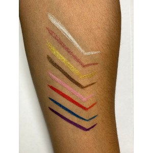 Caneta Delineadora Com Glitter Dourado Playboy