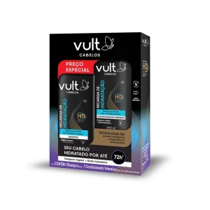 Kit Recarga de Hidratação Shampoo e Condicionador Vult Cabelos
