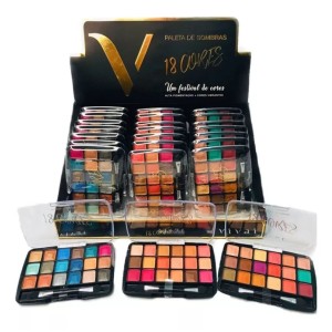 Box 24 Paleta de Sombras Estojo 18 Cores Vivai