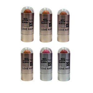 Kit 6 Blush Stick 3D Lové Rain