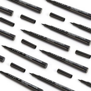 Kit 12 Caneta Delineadora a Prova D´Água Preta Vivai