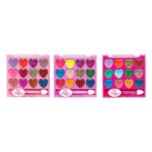 Kit 3 Paleta de Sombras Love Ballet Teen Febella c/ 12 Cores