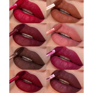 Kit 100 Batom Líquido Matte Mahav Efeito Fosco Atacado