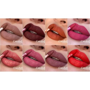 Kit 48 Batom Líquido Comfort Matte Mahav Kit Atacado