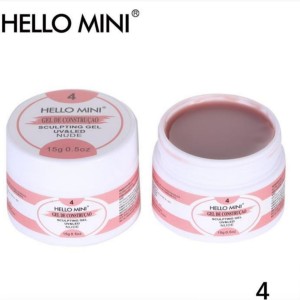 Gel UV de Construção Hello Mini Padrão - 4 Nude