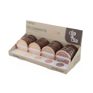 Box 24 Pó Facial Compacto Smooth Dia a Dia Mahav