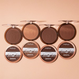 Contorno Facial em Pó Compacto Smooth Sued Dia a Dia Mahav 