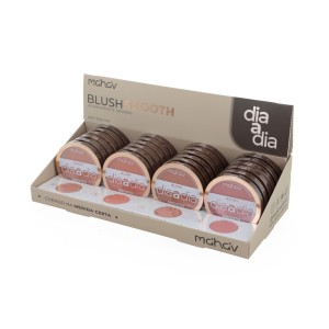 Box 24 Blush Facial em Pó Compacto Smooth Dia a Dia Mahav 