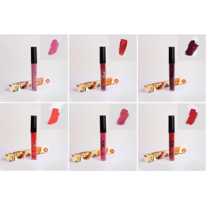 Kit 6 Batom Líquido Matte Pinup Adversa