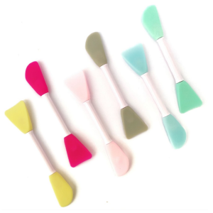 Kit 12 Espátula Dupla de Silicone para Skin Care
