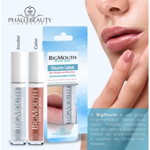 Big Mouth Gloss Volumoso Phállebeauty Incolor 4 ml