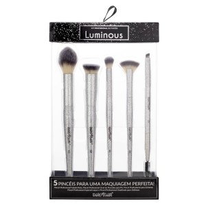Kit Píncel Profissional Luminous Macrilan C/5 Peças