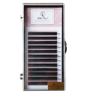 Cílios Postiços Fio a Fio Mix 0,12D Hello Mini Extensão de Cílios