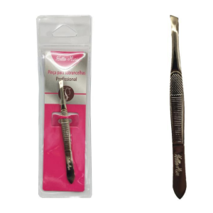 Pinça Ponta Chanfrada Profissional Hello Mini PI145-2 (Dourada)