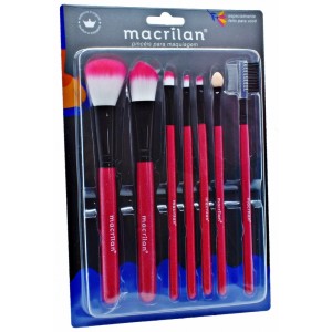 Kit 7 Pincéis p/ Maquiagem Macrilan KP5-9A