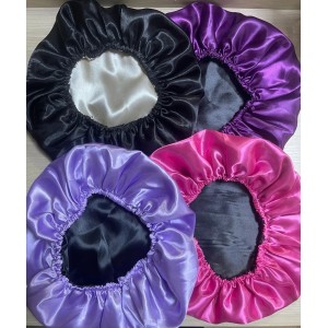 Toucas de Cetim Dupla Face para Cabelos Anti Frizz