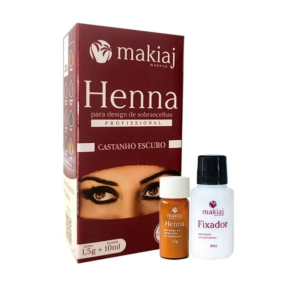 Henna para Sobrancelha Castanho Escuro Makiaj
