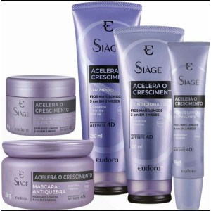 Shampoo Acelera Crescimento Siàge Eudora 250 ml