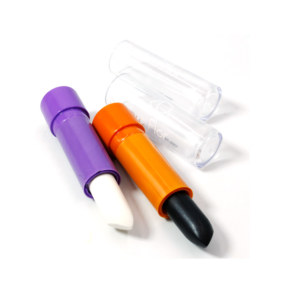 Kit 2 Batom Bala Bastão Matte Sombra Flor Halloween