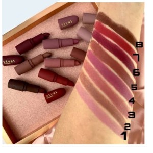 Kit 8 Batom Bala Batão Matte Ovo Vivai