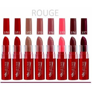 Kit 8 Batom Bala Bastão Rouge Max Love