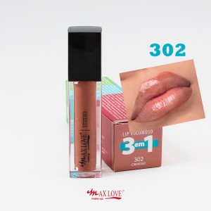 Lip Volumoso 3 em 1 cor 302 Cremoso Max Love