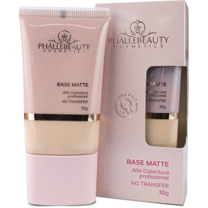 Base Líquida Matte Cor 02 Phállebeauty 30 g