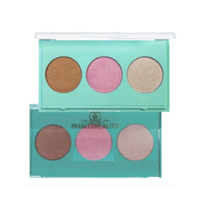 Paleta de Iluminador 3 cores Phállebeauty