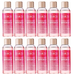 Box 12 Demaquilante Bifásico Rosa Mosqueta Dia a Dia Mahav 120 ml