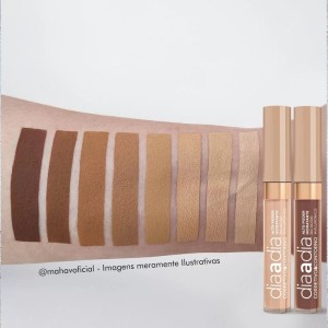 Corretivo & Contorno Líquido Cor 07 Dia a Dia Mahav