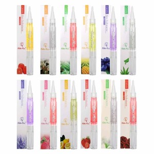 Kit 12 Caneta Óleo Hidratante Cutícula Hello Mini Completo