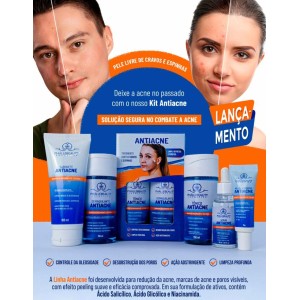Kit 5 Skin Care Antiacne Tratamento Completo Phállebeauty