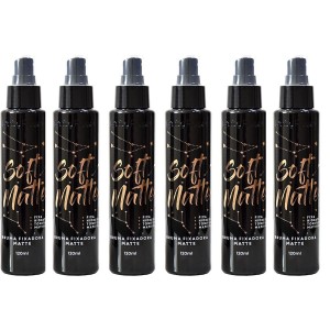 Kit 6 Bruma Fixadora Soft Matte Ruby Rose 120 ml
