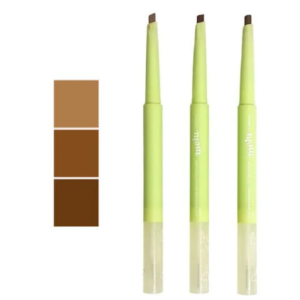 Kit 3 Lápis p/ Sobrancelhas + Gel Fixador Melu Ruby Rose