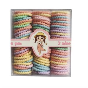 Elástico de Cabelo Colorido c/ 90 unidades