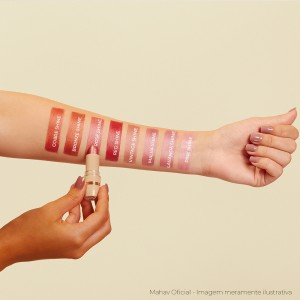 Batom Cintilante Dia a Dia Red Shine Mahav