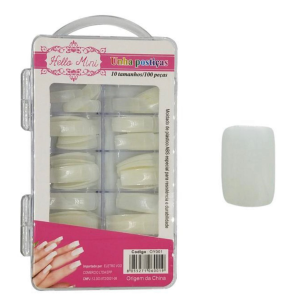 Unha Postiça Super Curta Hello Mini C/100 - OY001-3