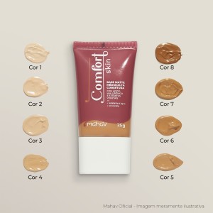 Base Matte Comfort Skin Cor 04 Mahav