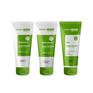 Kit 3 Ácido Salicílico Peles Oleosas Dermachem