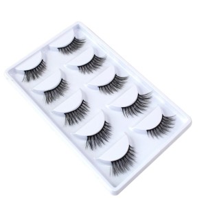 Cílios Postiços Cantoneira c/ 5 pares ML-238