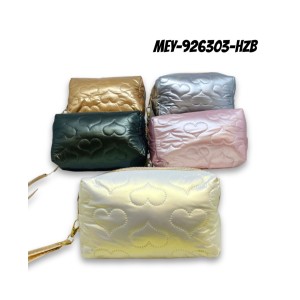 Necessaire Coração Acetinado c/ Zíper