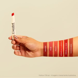 Batom Stick Comfort Vermelho Wine Mahav