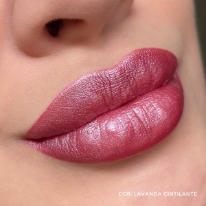 Batom Cintilante Dia a Dia Lavanda Shine Mahav