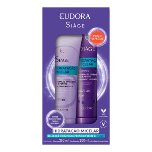 Combo Hidratação Micelar Siàge Shampoo e Condicionador Eudora