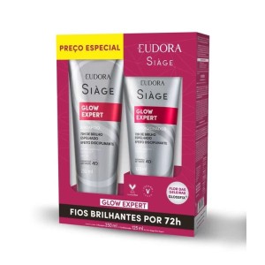 Combo Glow Expert Siàge Shampoo e Condicionador Eudora